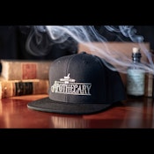 SNAPBACK | NO MESH | BLACK W/ BRONZE LOGO